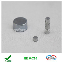 customized size zinc coating neodymium disc magnet